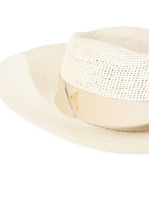 White woven panama hat CATARZI 1910 | P25CAT11BIABEI